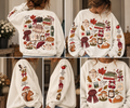 The Autumn Scrapbook All-Over Graphic Crewneck