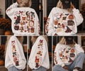 The Spooky Season Sticker Bomb Oversized Sweatshirt